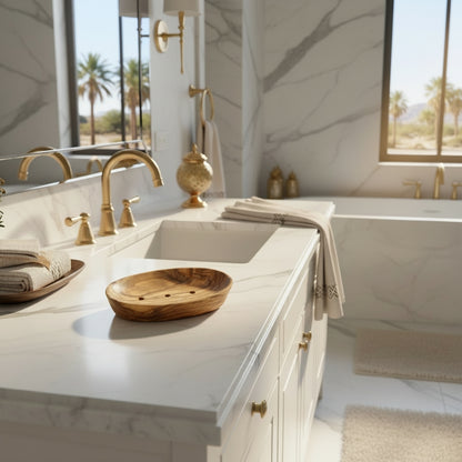 Padėkliukas muilui iš alyvmedžio